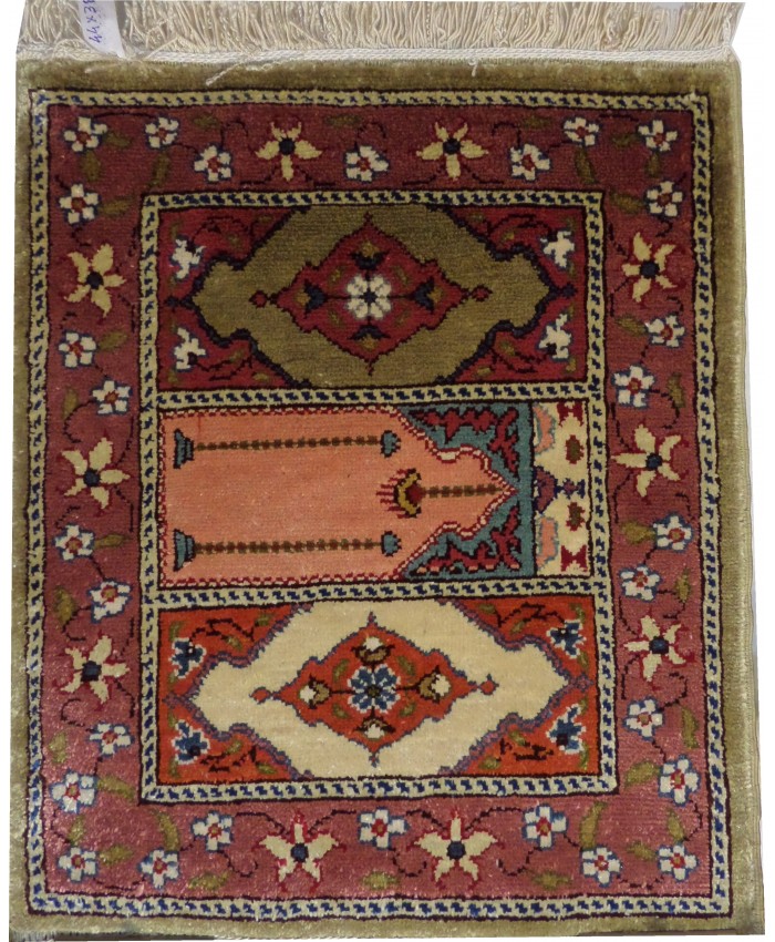 Handmade Turkish Kayseri Original Silk Carpet – FREE SHIPPING..! 